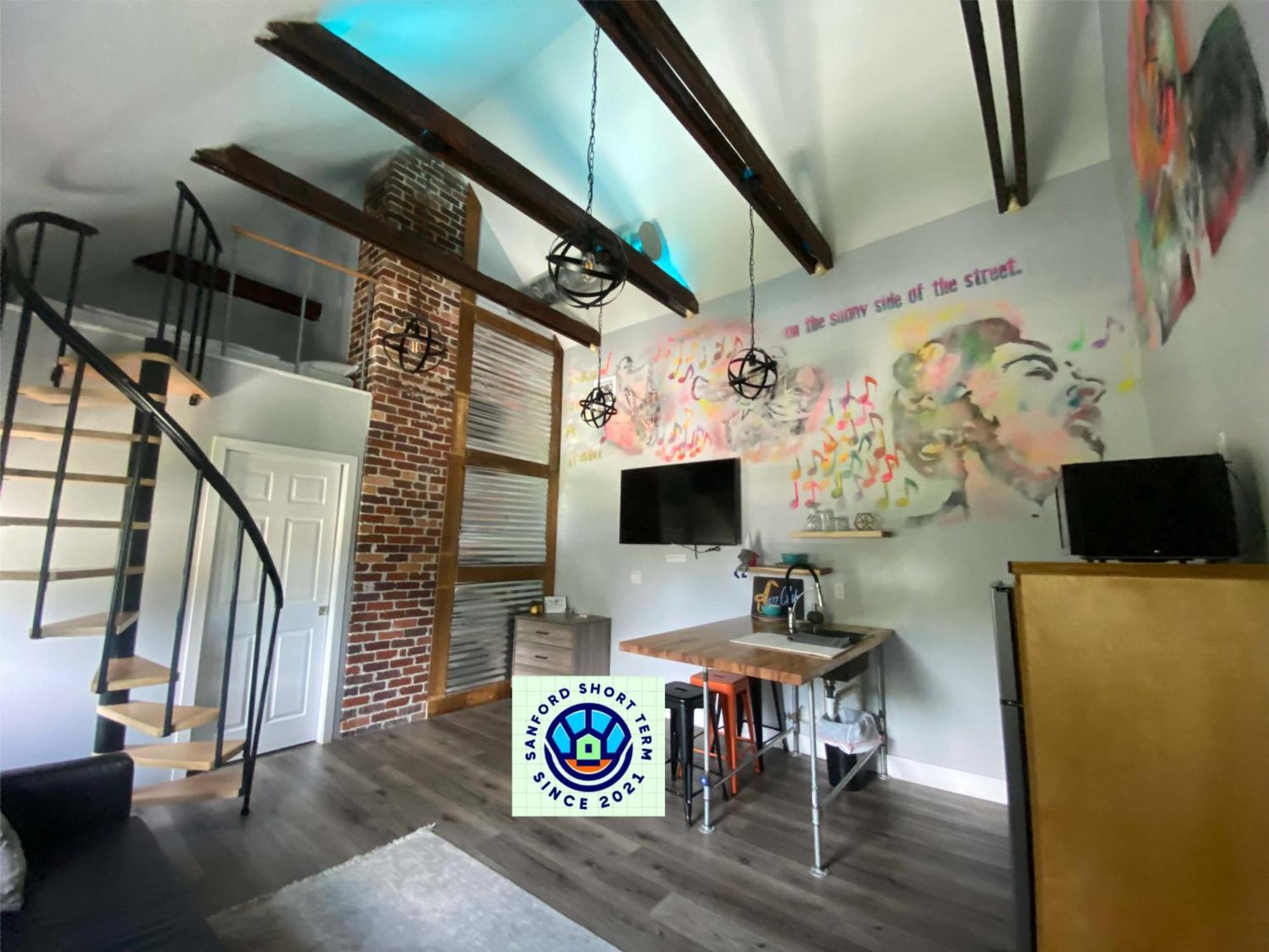 The Jazz Loft Apartment Sanford Luaran gambar