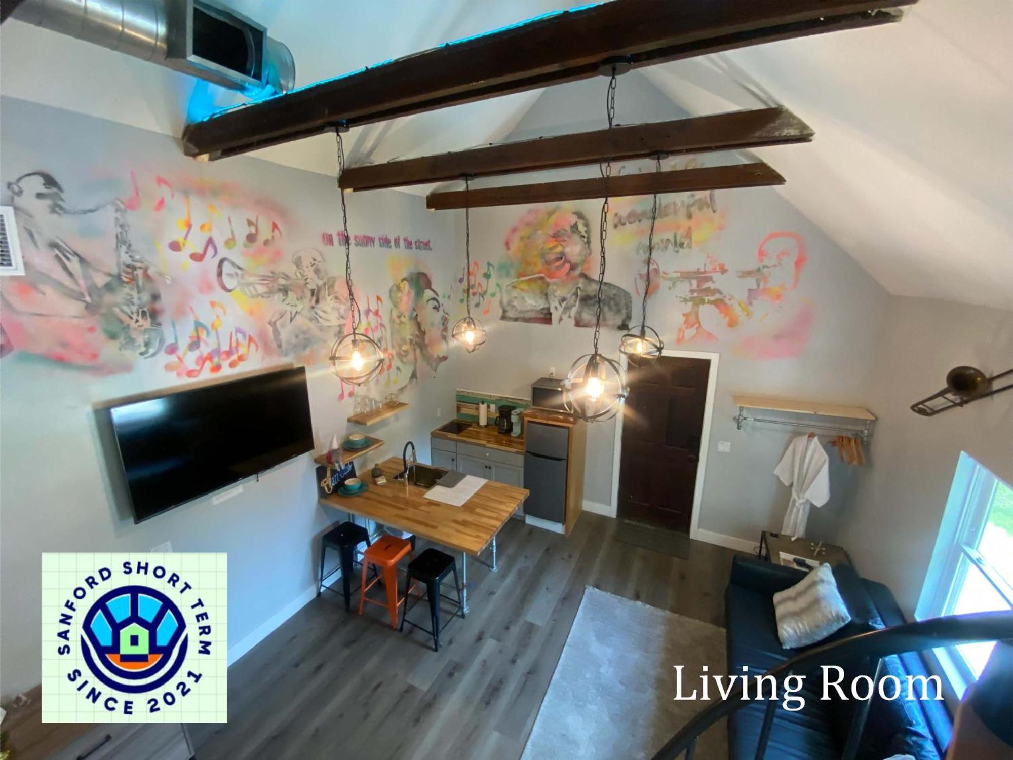 The Jazz Loft Apartment Sanford Luaran gambar