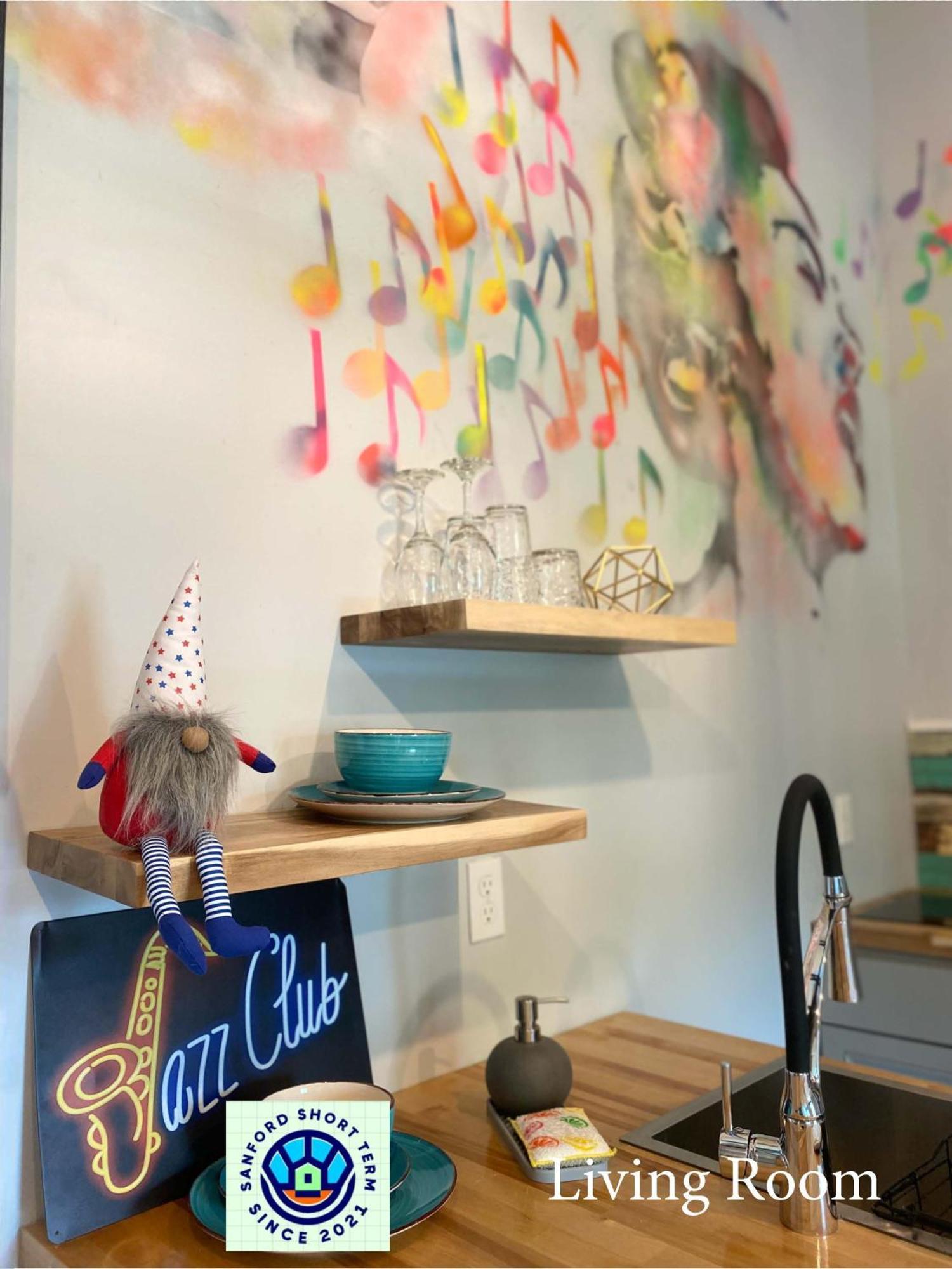 The Jazz Loft Apartment Sanford Luaran gambar