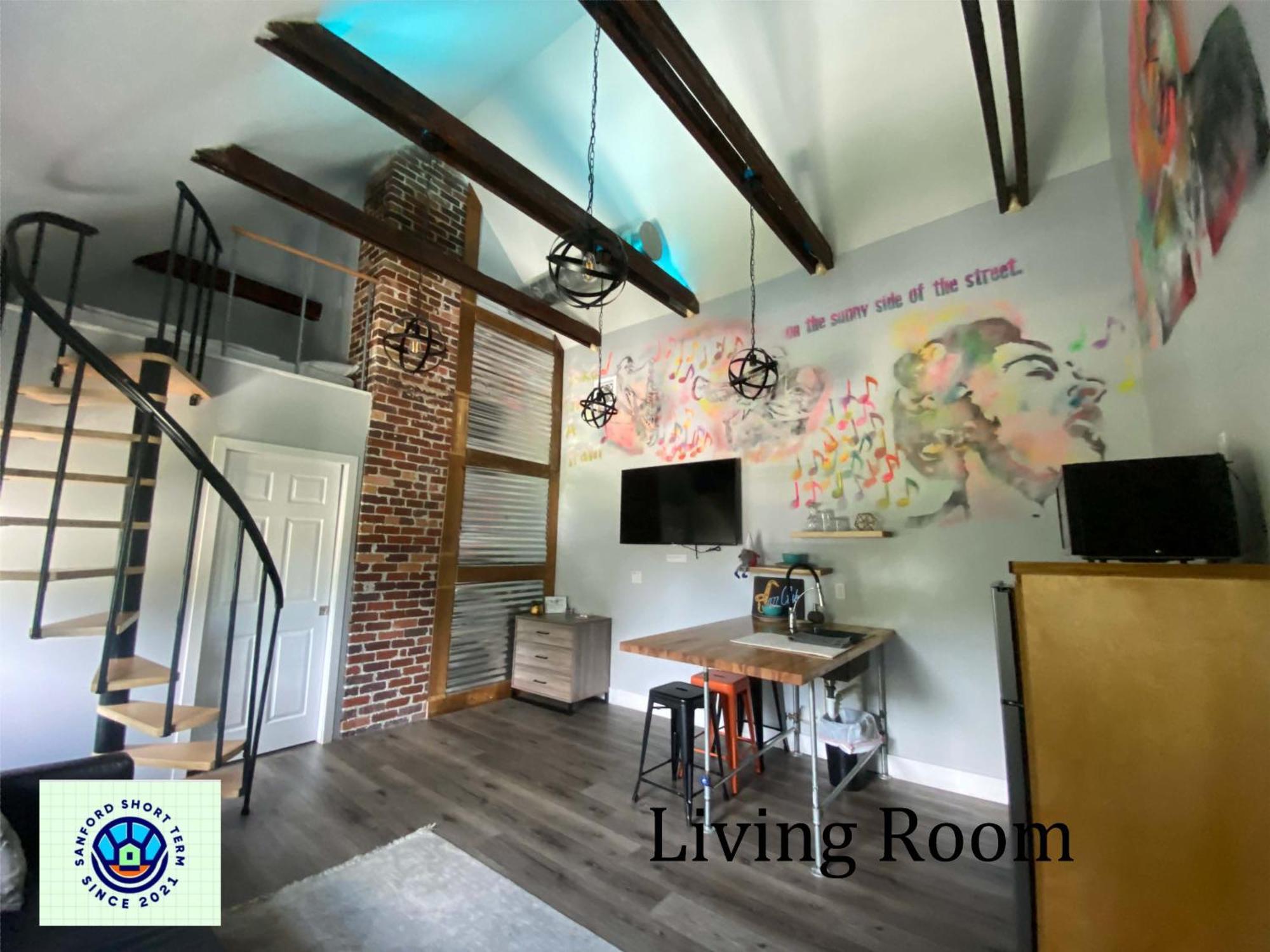 The Jazz Loft Apartment Sanford Luaran gambar